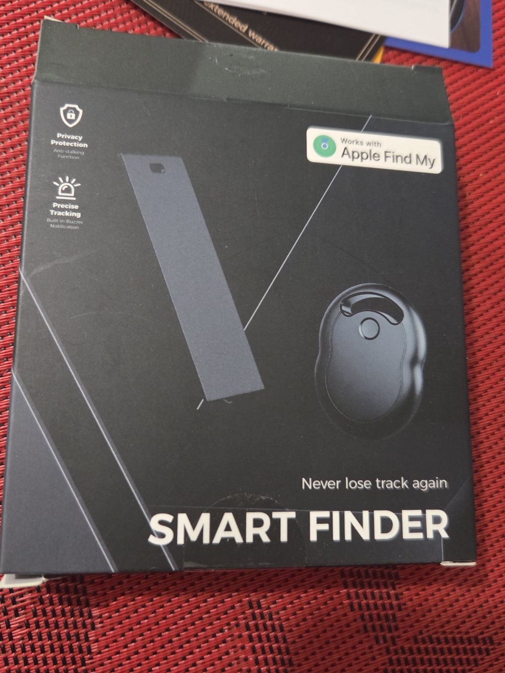 Huthur Tag Smart Finder Card Black